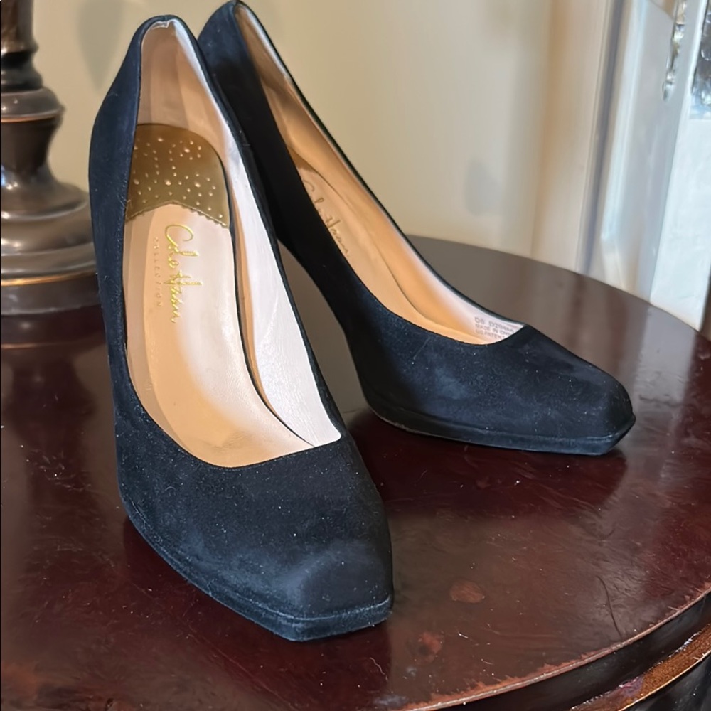 Calvin Klein Women's Black Suede Pumps